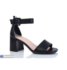 Босоніжки жіночі на літо (6 пар р.36-40) чорний  "MARADONA"