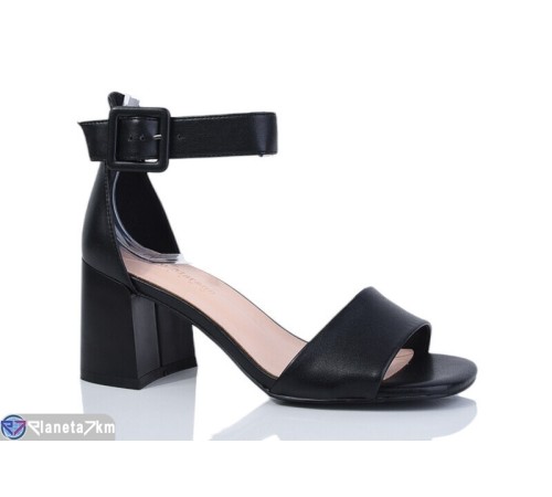 Босоніжки жіночі на літо (6 пар р.36-40) чорний  "MARADONA"