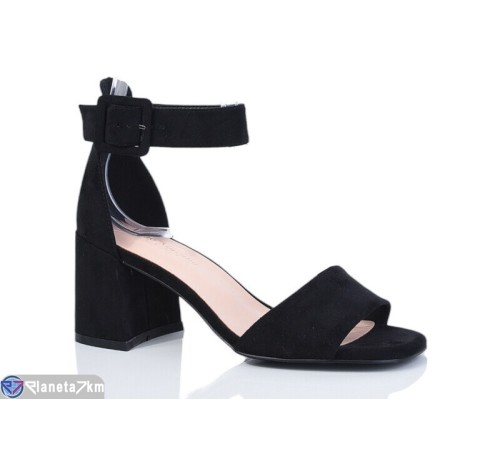 Босоніжки жіночі на літо (6 пар р.36-40) чорний  "MARADONA"