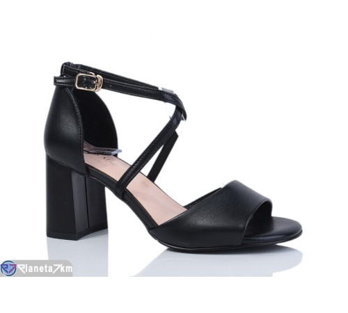 Босоніжки жіночі на літо (6 пар р.36-40) чорний  "MARADONA"