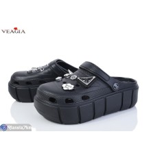 Кроки жіночі на літо (10 пар р.36-41) чорний  "Veagia-ADA"