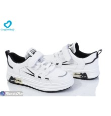 Дитячі кросівки на весну/осінь (8 пар р.31-37) білий  "Comfort-baby"