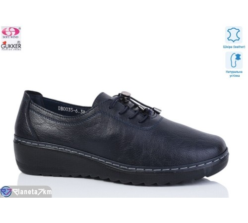 Туфлі жіночі на весну/осінь (8 пар р.37-42) синій  "Gukkcr"