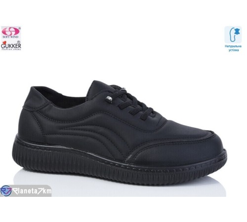 Кросівки жіночі на весну/осінь (8 пар р.36-41) чорний  "Gukkcr"