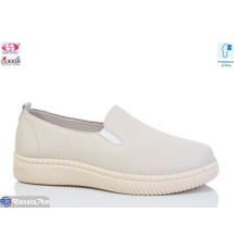 Сліпони жіночі на весну/осінь (8 пар р.36-41) бежевий  "Gukkcr"