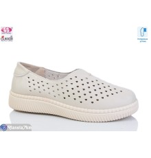 Туфлі жіночі на літо (8 пар р.36-41) бежевий  "Gukkcr"