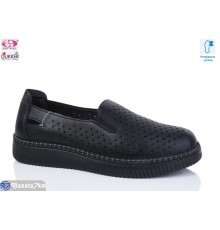 Туфлі жіночі на літо (8 пар р.36-41) чорний  "Gukkcr"