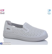 Туфлі жіночі на літо (8 пар р.36-41) сірий  "Gukkcr"