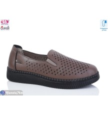 Туфлі жіночі на літо (8 пар р.36-41) коричневий  "Gukkcr"