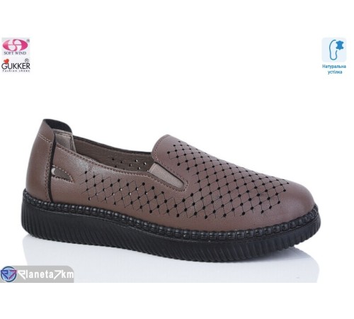 Туфлі жіночі на літо (8 пар р.36-41) коричневий  "Gukkcr"