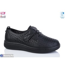 Туфлі жіночі на літо (8 пар р.36-41) чорний  "Gukkcr"