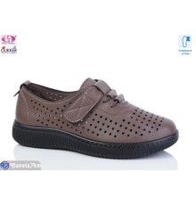 Туфлі жіночі на літо (8 пар р.36-41) коричневий  "Gukkcr"