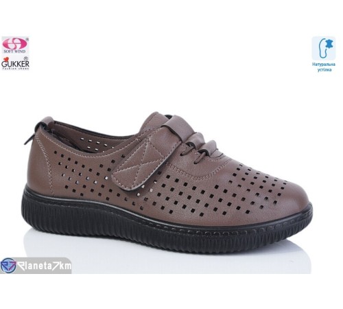 Туфлі жіночі на літо (8 пар р.36-41) коричневий  "Gukkcr"