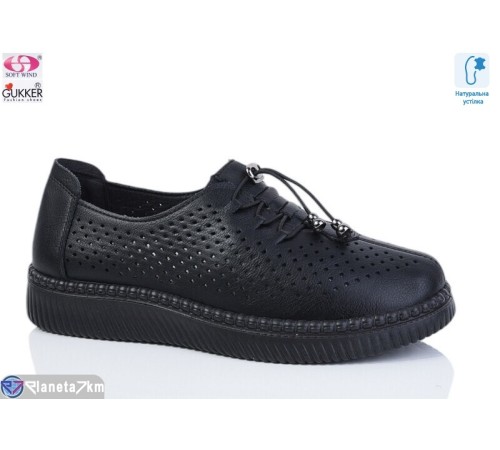 Туфлі жіночі на літо (8 пар р.36-41) чорний  "Gukkcr"