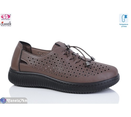 Туфлі жіночі на літо (8 пар р.36-41) коричневий  "Gukkcr"