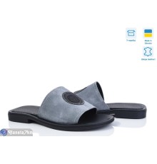 Шлепки жіночі на літо (6 пар р.36-40) сірий  "Speranza"