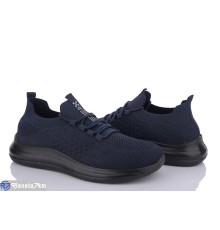 Кросівки чоловічі на літо (8 пар р.41-45) синій  "YAMMI SHOES"