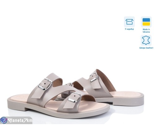 Шлепки жіночі на літо (6 пар р.36-40) коричневий  "Linda"