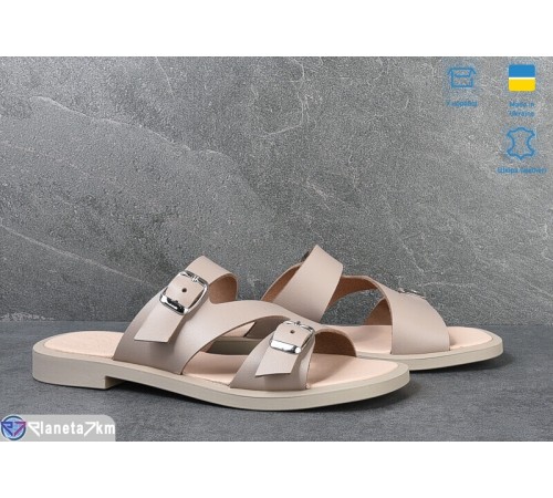 Шлепки жіночі на літо (6 пар р.36-40) коричневий  "Linda"