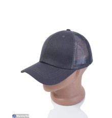 Кепка чоловіча на літо (5 шт. р.сетка 56-58) сірий  "CAROLLA"