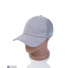 Кепка чоловіча на літо (5 шт. р.сетка 56-58) сірий  "CAROLLA"