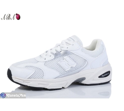 Кросівки жіночі на весну/осінь (8 пар р.36-41) білий  "Aba"