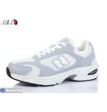 Кросівки жіночі на весну/осінь (8 пар р.36-41) сірий  "Aba"