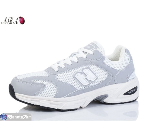 Кросівки жіночі на весну/осінь (8 пар р.36-41) сірий  "Aba"