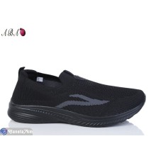 Кросівки чоловічі на літо (8 пар р.41-46) чорний  "Aba"