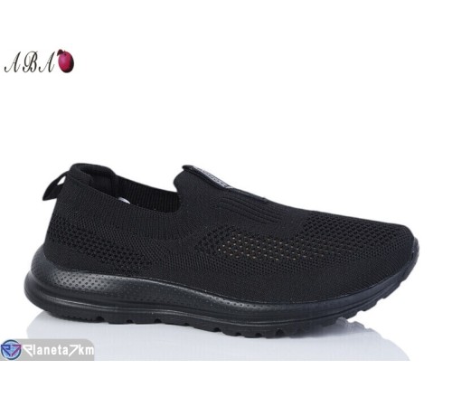 Кросівки жіночі на літо (8 пар р.36-41) чорний  "Aba"