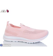 Кросівки жіночі на літо (8 пар р.36-41) рожевий  "Aba"