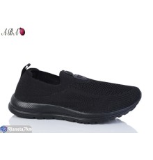 Кросівки жіночі на літо (8 пар р.36-41) чорний  "Aba"