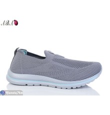 Кросівки жіночі на літо (8 пар р.36-41) сірий  "Aba"