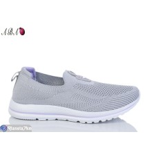 Кросівки жіночі на літо (8 пар р.36-41) сірий  "Aba"