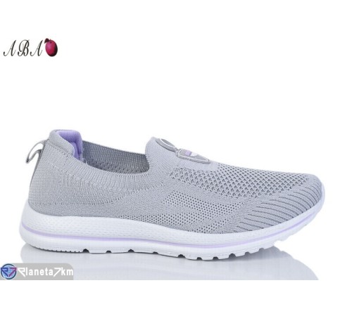 Кросівки жіночі на літо (8 пар р.36-41) сірий  "Aba"