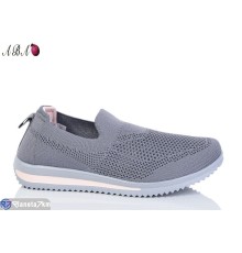 Кросівки жіночі на літо (8 пар р.36-41) сірий  "Aba"