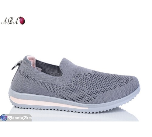 Кросівки жіночі на літо (8 пар р.36-41) сірий  "Aba"