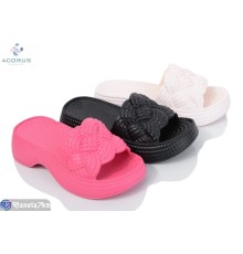 Шлепки жіночі на літо (10 пар р.35-40) мікс  "Acorus"