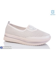 Туфлі жіночі на літо (8 пар р.37-41) бежевий  "LIMPO"