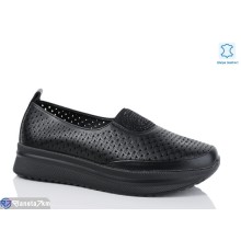 Туфлі жіночі на літо (8 пар р.37-41) чорний  "LIMPO"