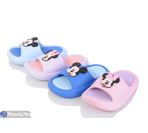 Шлепки дитячі на літо (12 пар р.24-29) мікс  "LINKA"