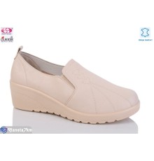 Туфлі жіночі на весну/осінь (8 пар р.36-41) бежевий  "Gukkcr"