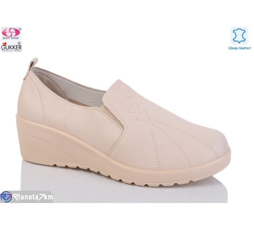 Туфлі жіночі на весну/осінь (8 пар р.36-41) бежевий  "Gukkcr"