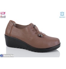 Туфлі жіночі на весну/осінь (8 пар р.36-41) коричневий  "Gukkcr"