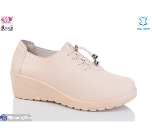Туфлі жіночі на весну/осінь (8 пар р.36-41) бежевий  "Gukkcr"
