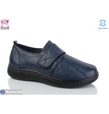 Туфлі жіночі на весну/осінь (8 пар р.36-41) синій  "Gukkcr"