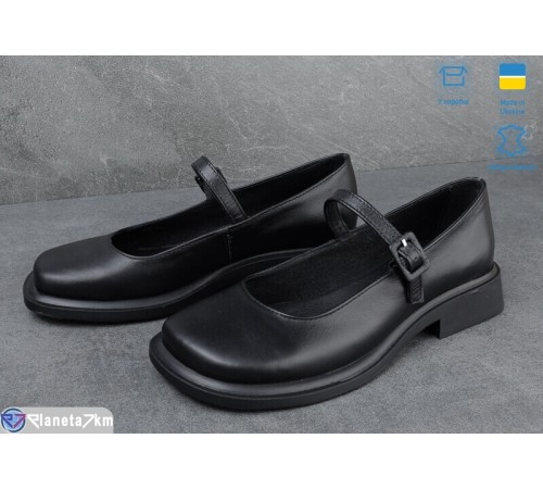 Туфлі жіночі на весну/осінь (6 пар р.36-40) чорний  "Linda"