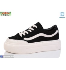 Кросівки жіночі на весну/осінь (8 пар р.36-40) чорний  "HENGJI-ELENA"