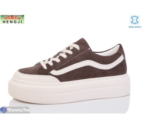 Кросівки жіночі на весну/осінь (8 пар р.36-40) коричневий  "HENGJI-ELENA"