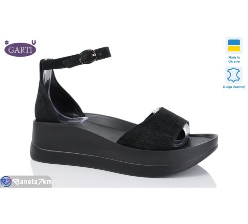 Босоніжки жіночі на літо (6 пар р.36-40) чорний  "Garti"